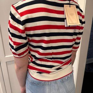 La Ligne Striped Cotton Sweater